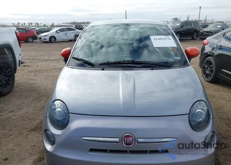 2017 Fiat 500E Battery Electric z USA, uszkodzony, nr VIN 3C3CFFGE3HT600532
